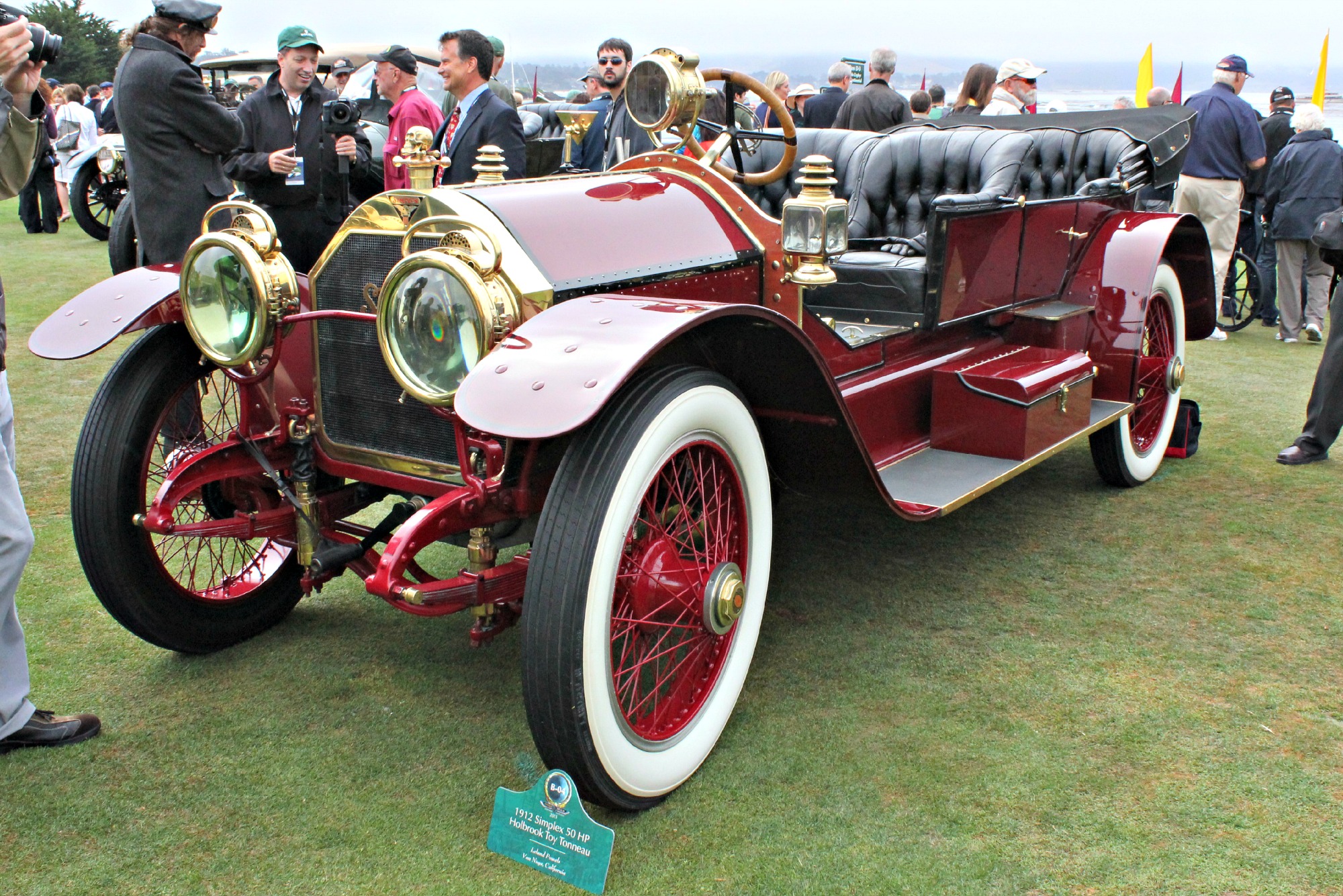 Simplex awaiting the judges at the 2013 Pebble beach Concours